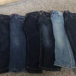 Lot of girls jeans